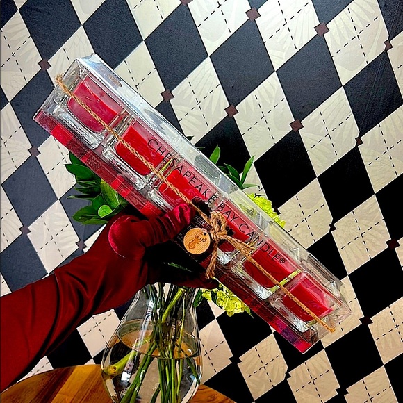 NWT 6 Set Chesapeake Bay Votive Candles | 2” Square • Scented • New in Box - Picture 4 of 6